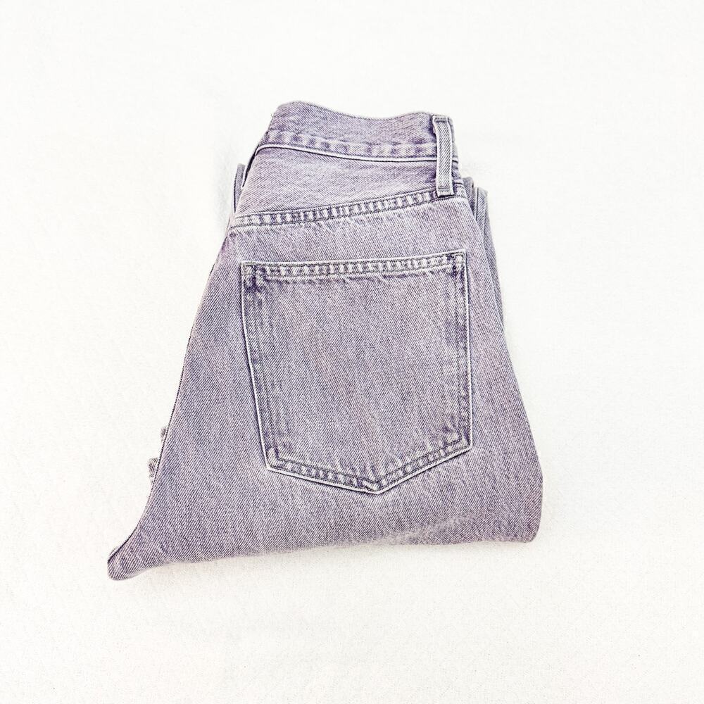 AGOLDE 90's Pinch Waist Purple Button Fly Denim Jeans A154-1325 Size 25 MINT